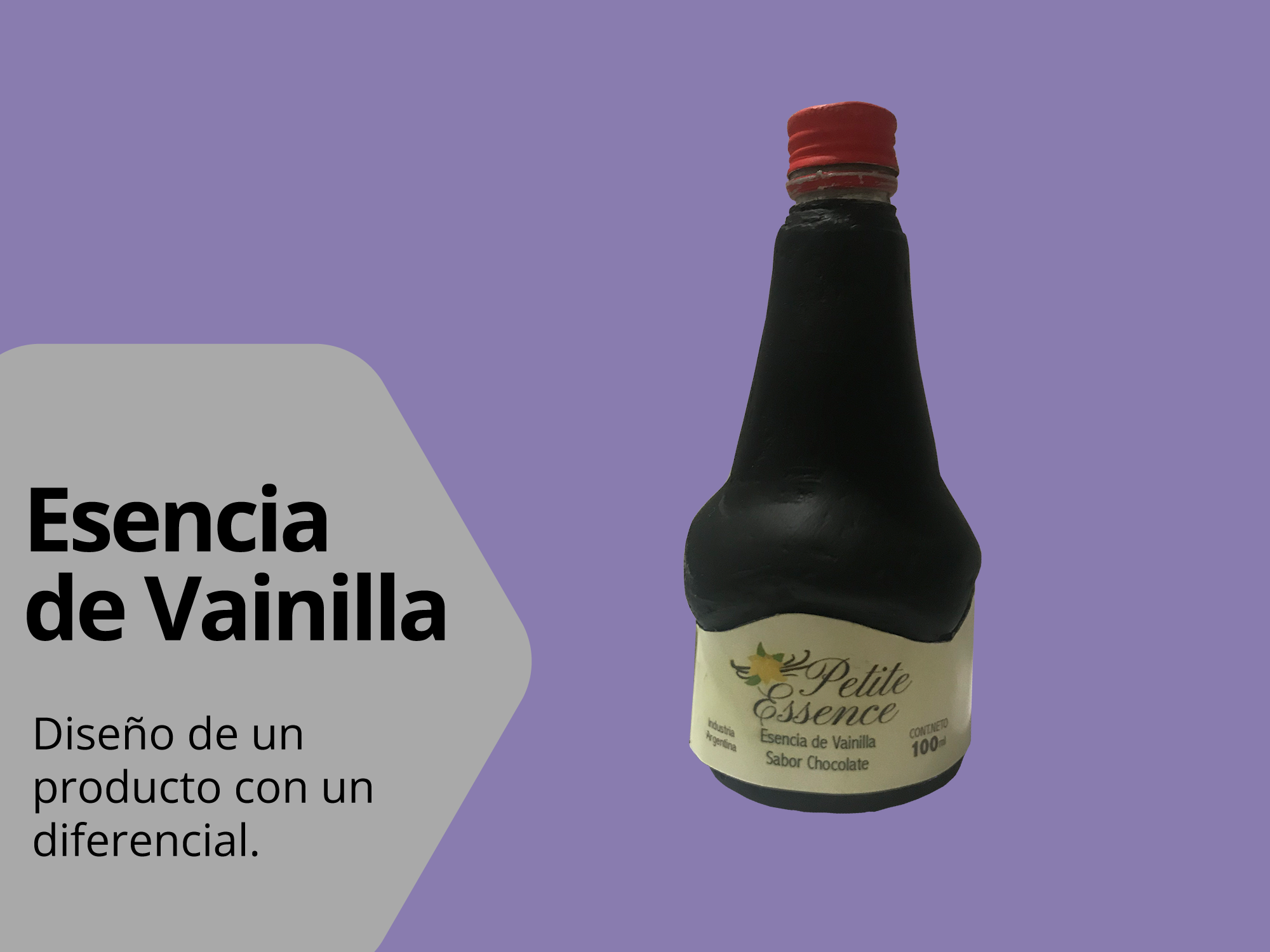 Diseño de Objetos: Esencia de Vainilla.